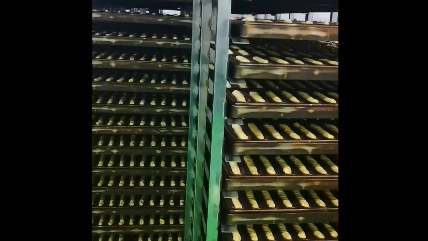 Moldes industriales para pan de palitos con leche