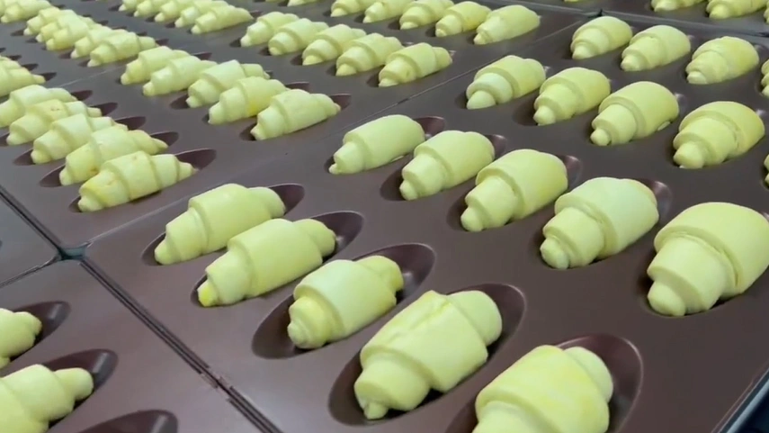 Moldes para hornear croissants