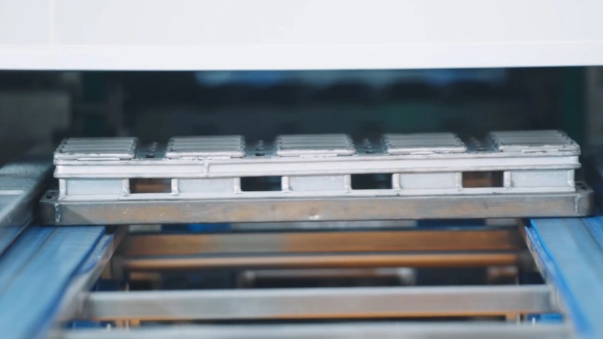 Batería pan de molde utilizado en la línea de producción de pan automático