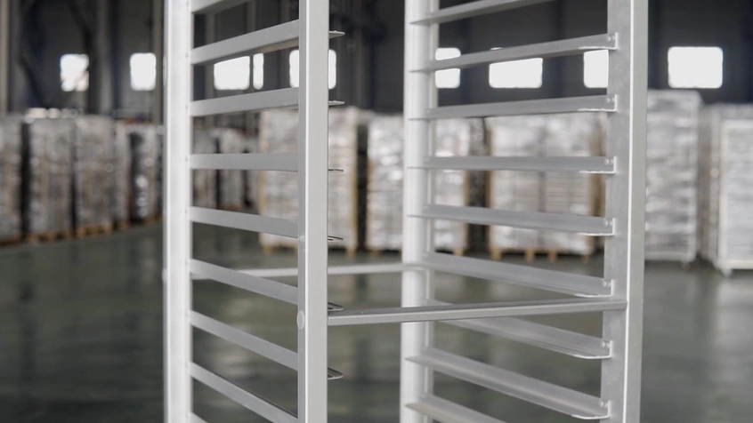 Carro bandejero de aluminio