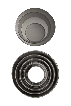 Molde para pasteles con base desmontable de aleación de aluminio