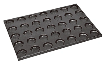 Molde para pastel de concha (shell cake)