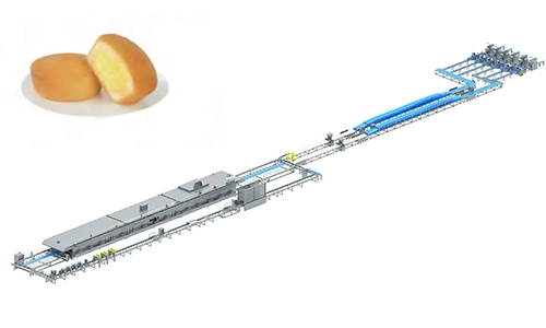 Línea de producción automática de cupcakes