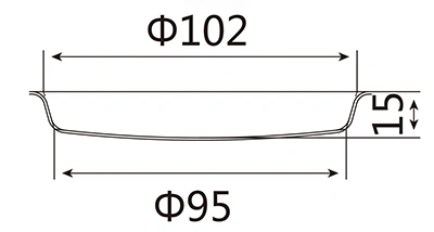 Bandeja para pan de hamburguesa de 4''