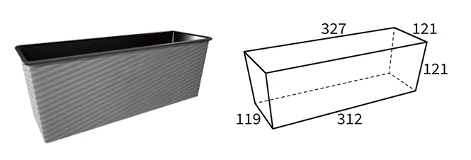 Molde para pan (individual)