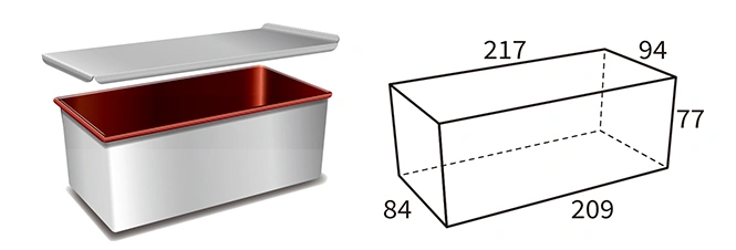 Molde para pan (individual)