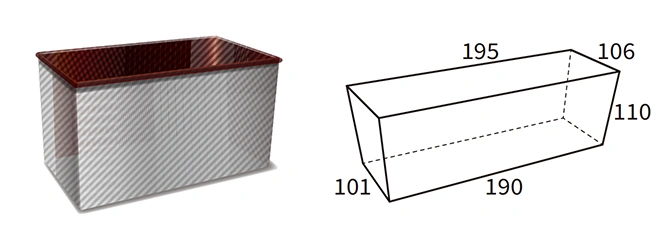 Molde para pan (individual)