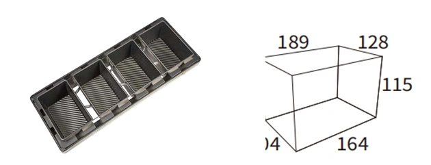 Batería pan de molde