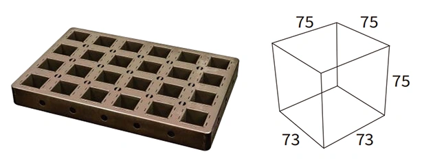 Batería pan de molde