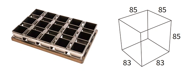 Batería pan de molde